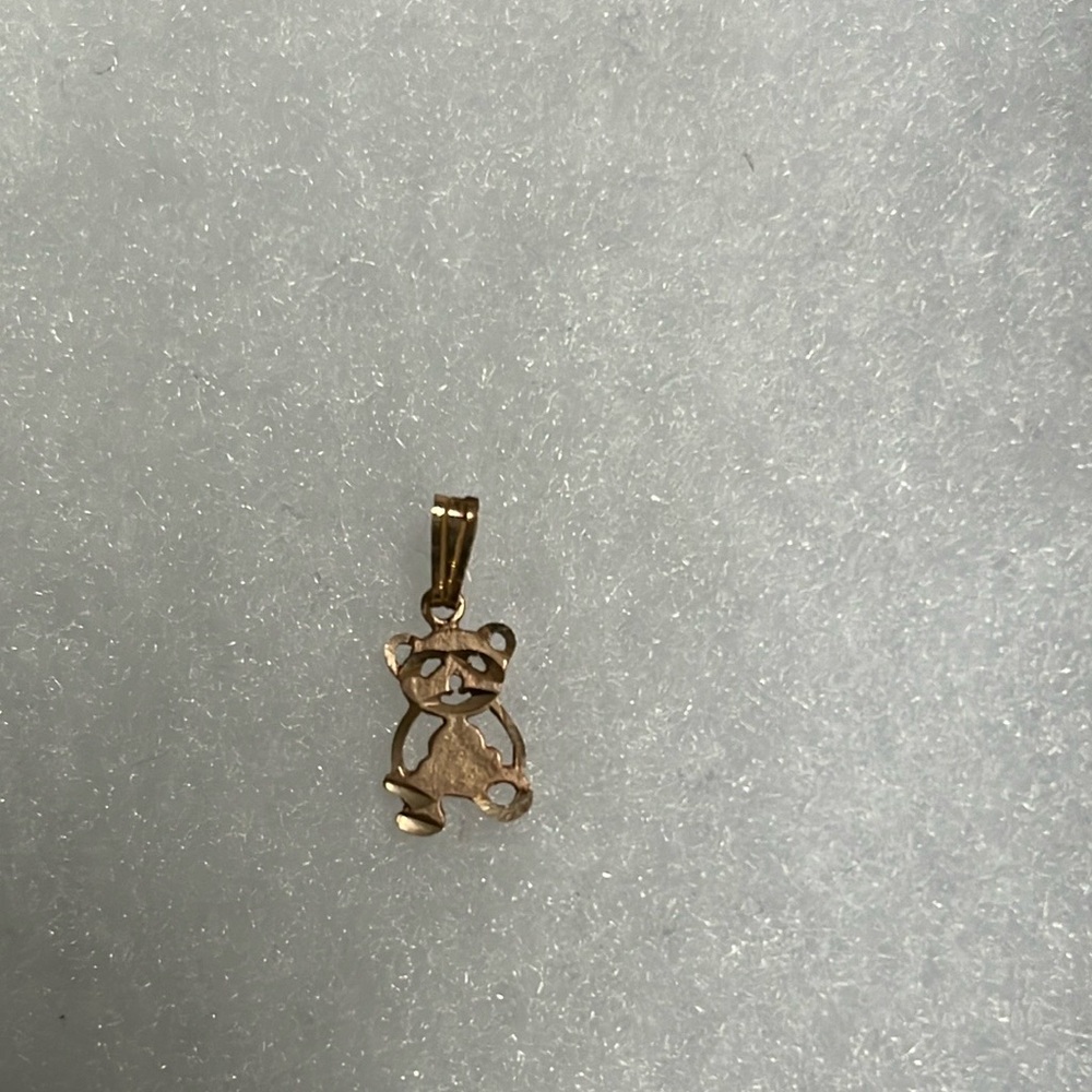 Gold Panda Pendant